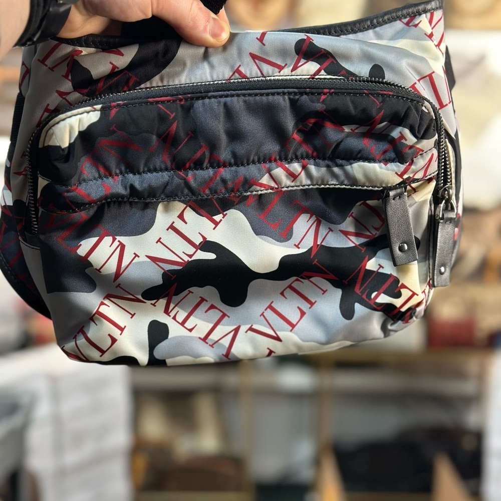 Valentino Camouflage Bum Bag